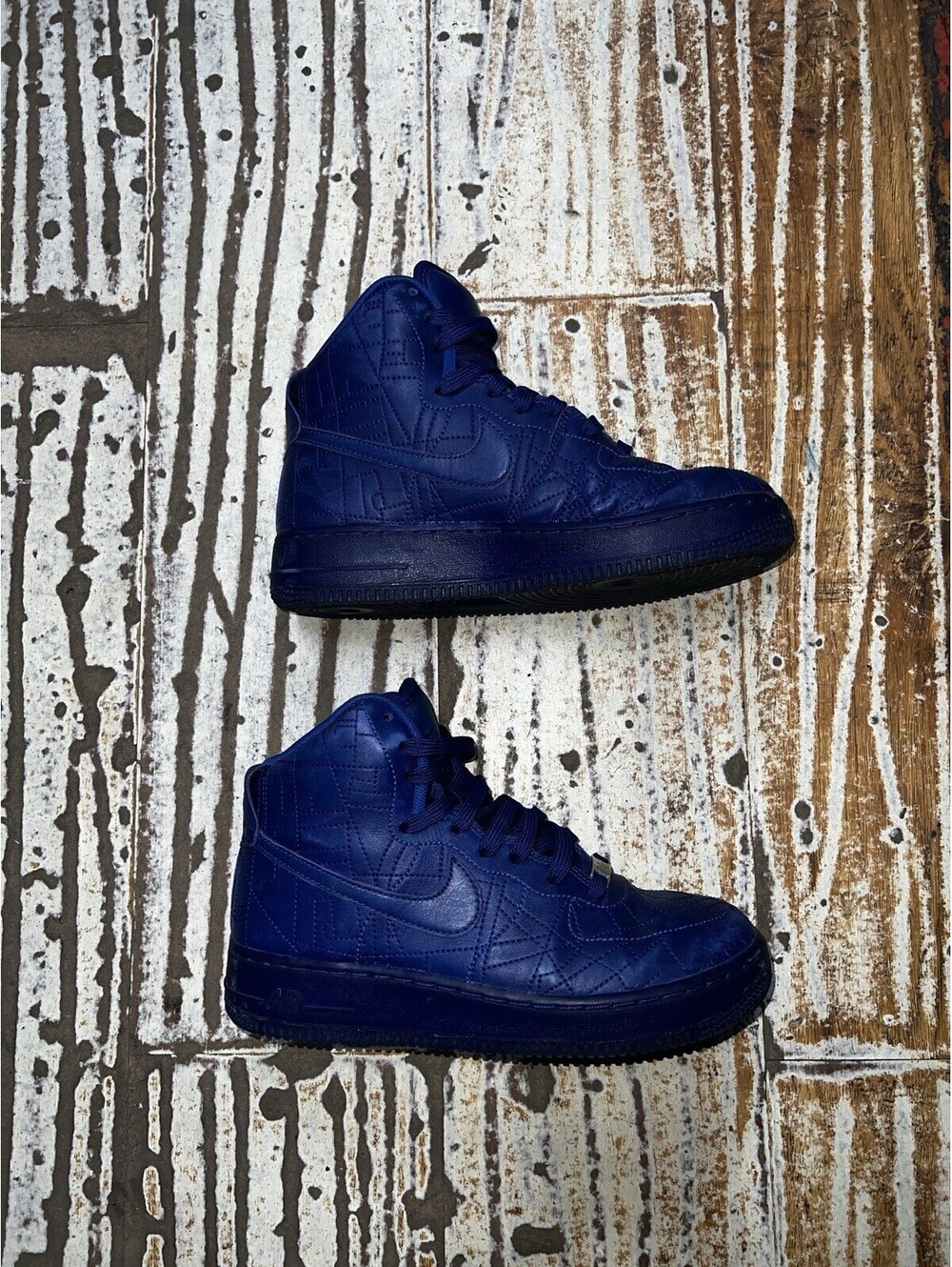 Wos SZ 7.5: 2014 Nike Air Force 1 Premium QS 'Fashion Week' Paris: 704010-400